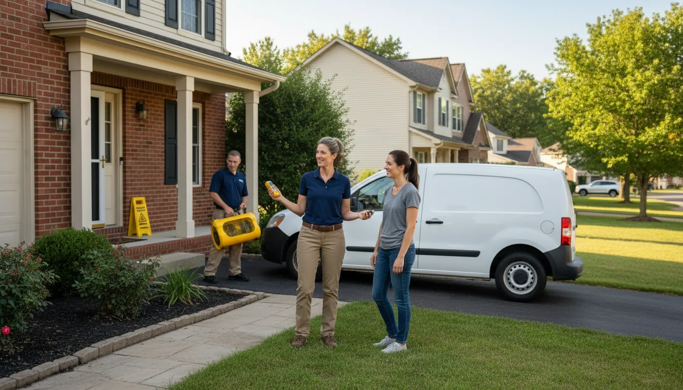 Water restoration image for Water Damage & Restoration Services in Moody, TX